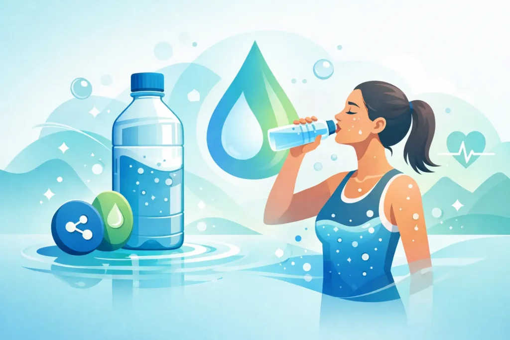 Água alcalina melhora hidratação mesmo?