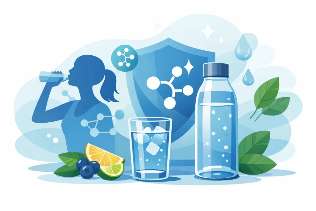 Água antioxidante para beber vale a pena?