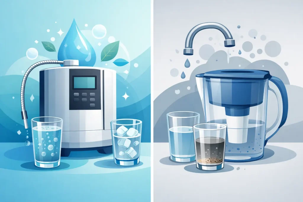 Água Kangen vs filtro comum: qual muda mais?