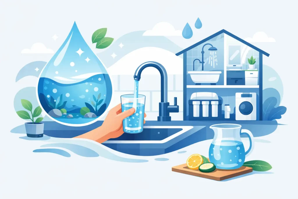 Como melhorar a qualidade da água em casa