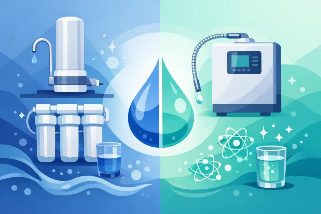 Filtro ou ionizador de água: qual vale mais?