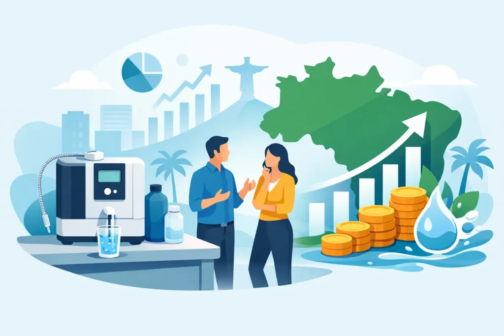 Negócio de água Kangen no Brasil vale a pena?