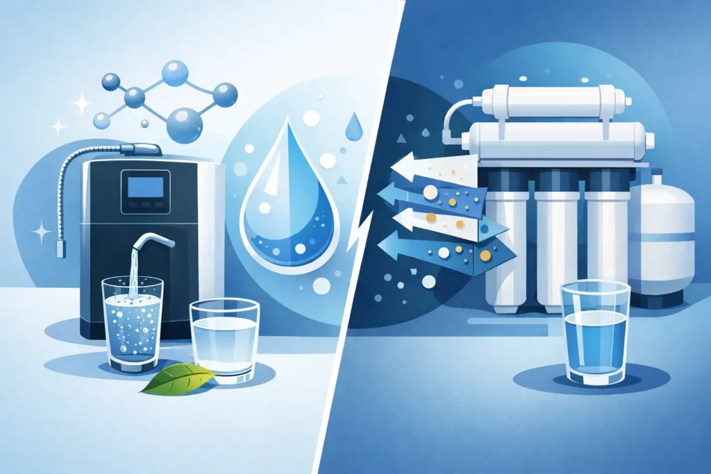 Ionizador de água versus osmose: qual vale mais?
