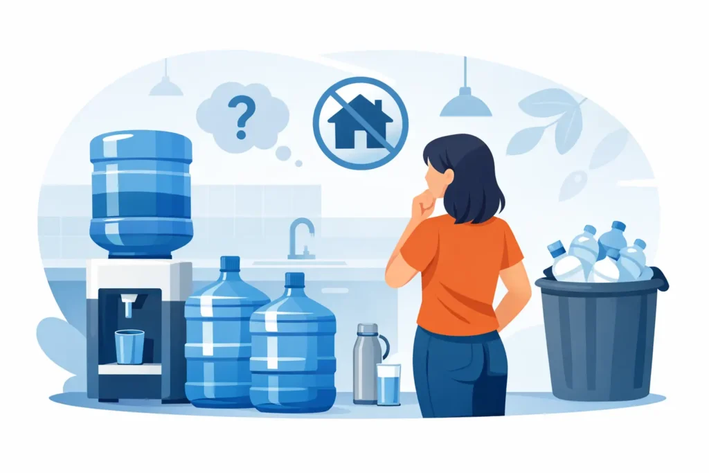 8 motivos para parar com galão em casa