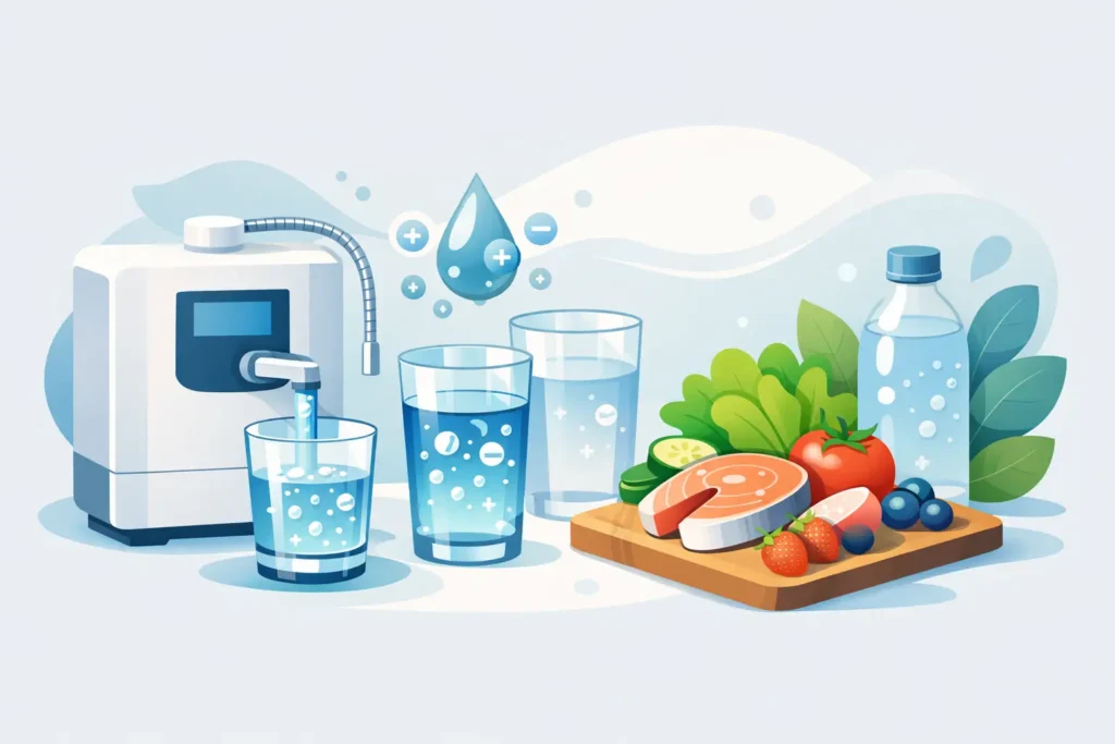 Água ionizada para alimentos: uso e cuidados