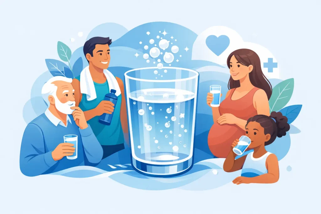 Quem pode beber água ionizada?