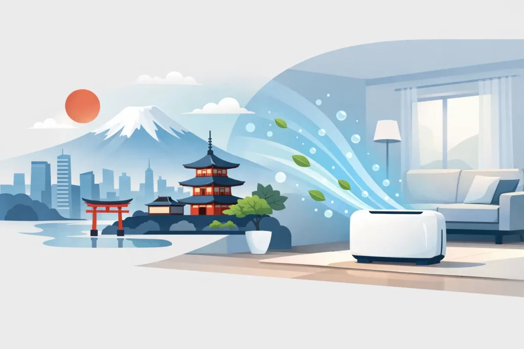 Tecnologia japonesa em ionizadores residenciais
