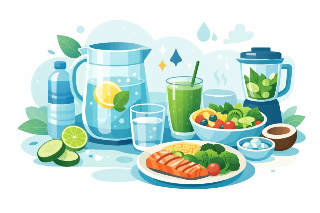 Cinco receitas com água alcalina para o dia a dia