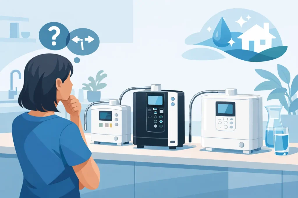 Guia para escolher uma máquina Enagic em casa