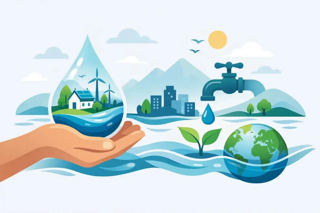 Sustentabilidade no consumo começa pela água