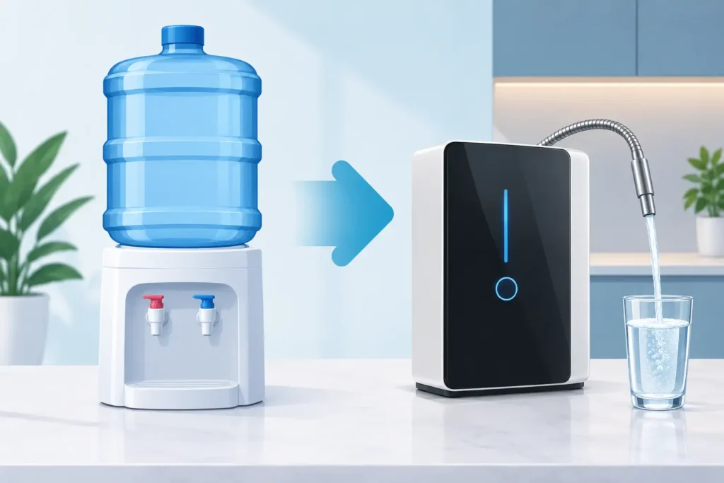 7 motivos para trocar galão por ionizador