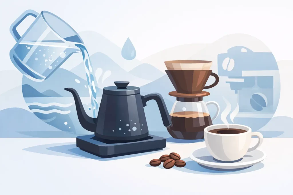 Água para café: o detalhe que muda a xícara