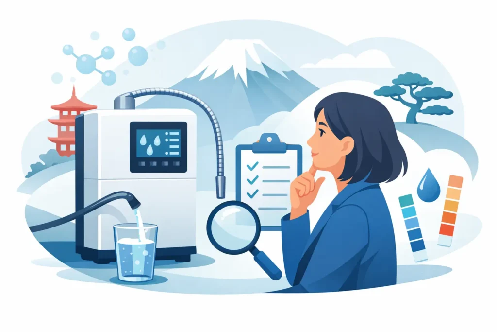 Avaliação de ionizador japonês: o que observar