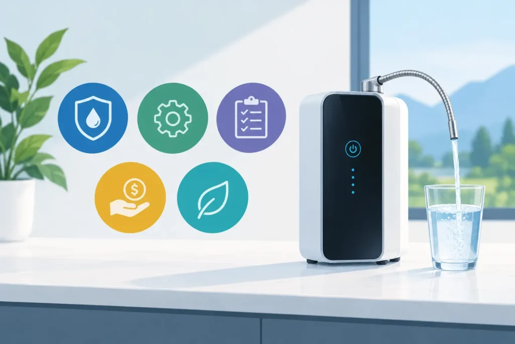 Cinco critérios para comprar um ionizador