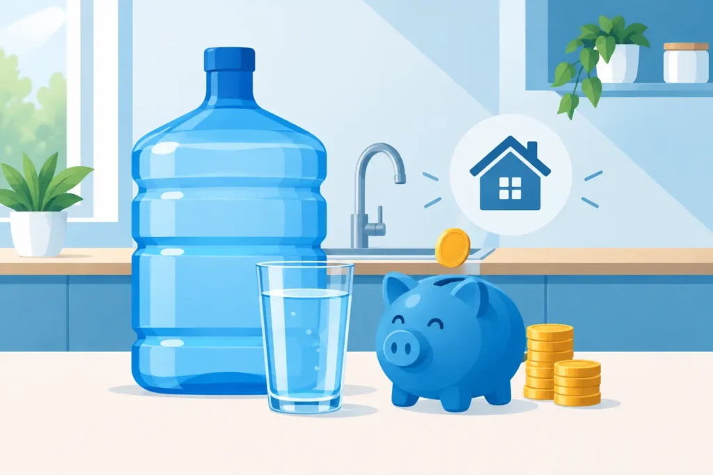 Economia com galões começa na água da sua casa